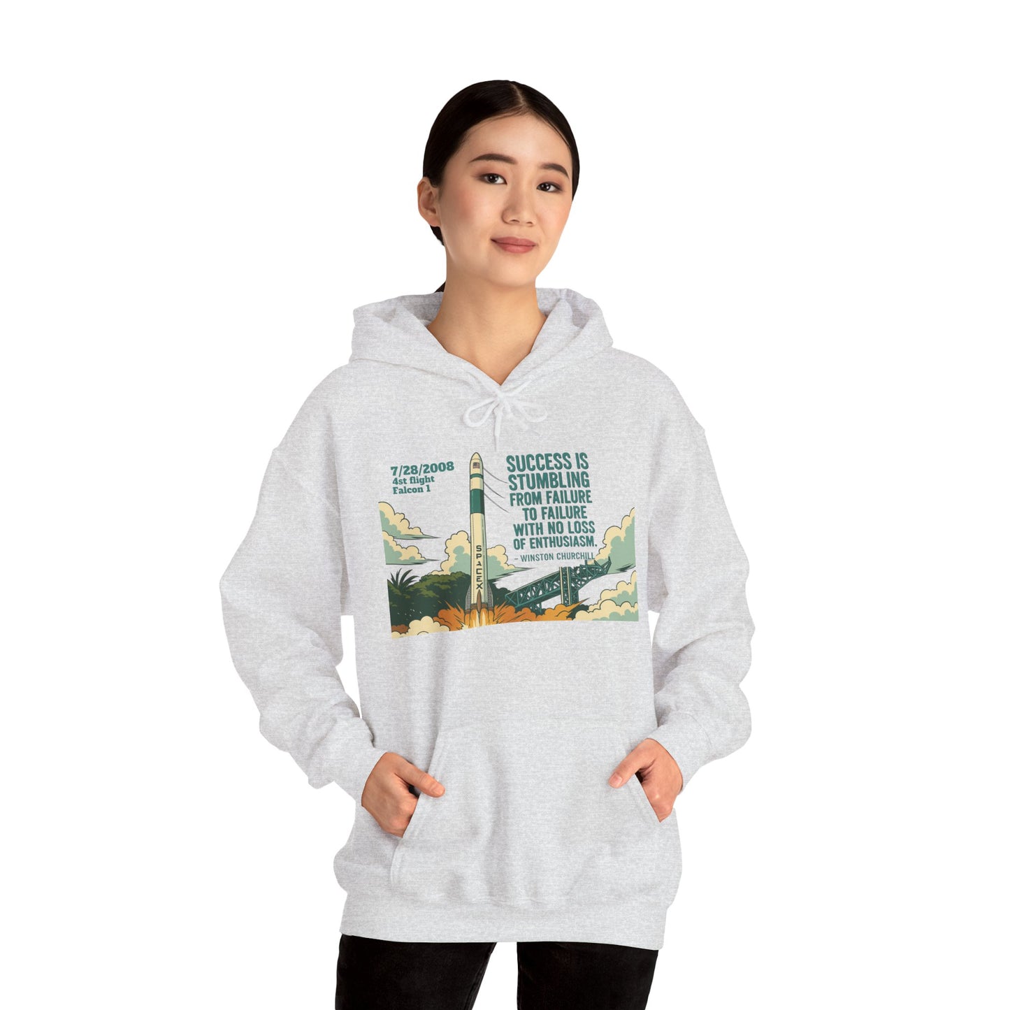 4st flight falcon 1 hoodie