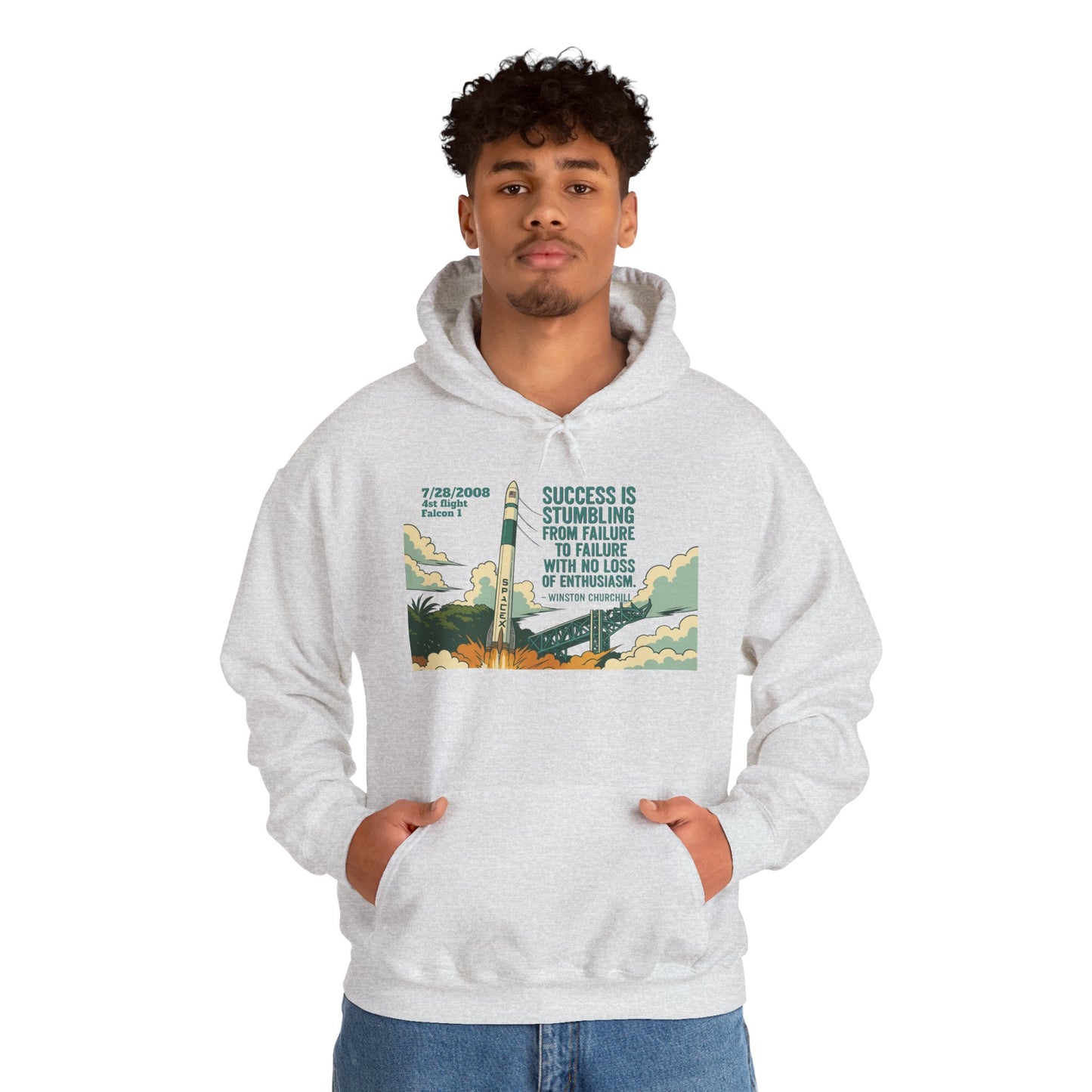4st flight falcon 1 hoodie
