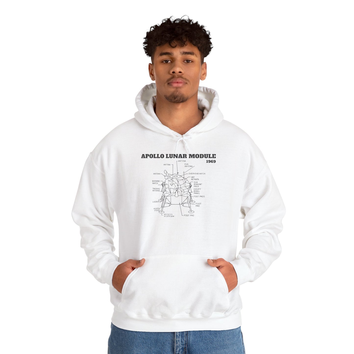 Apollo lunar module hoodie