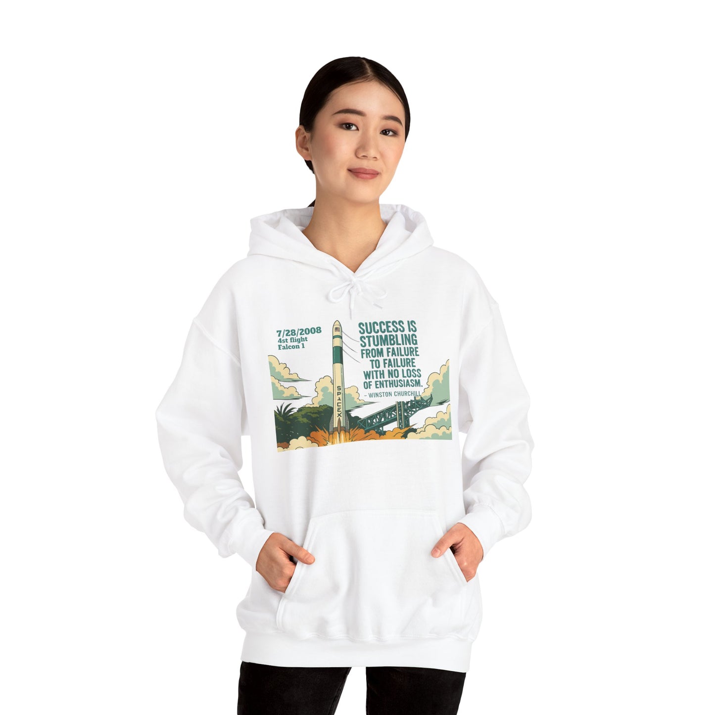 4st flight falcon 1 hoodie