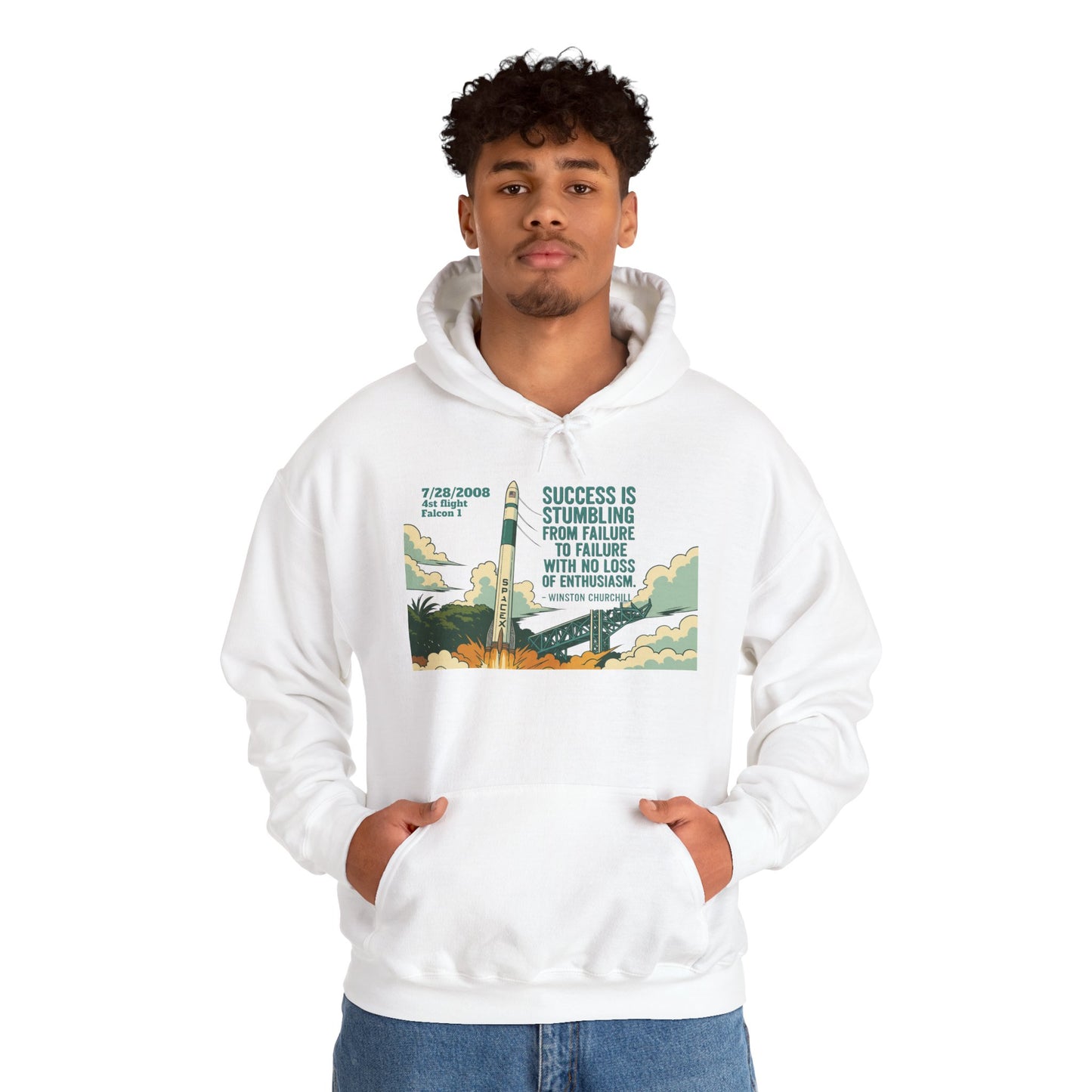 4st flight falcon 1 hoodie