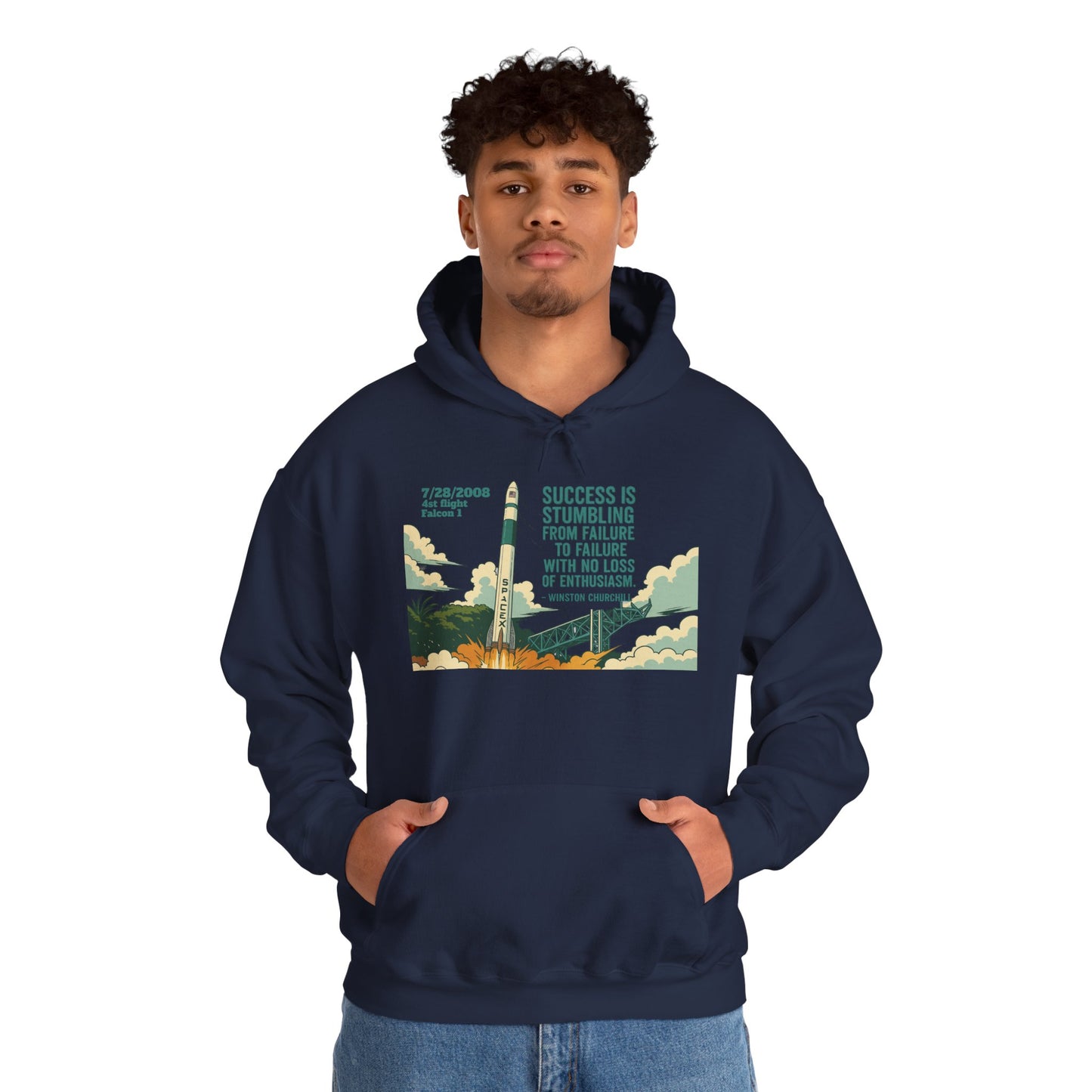 4st flight falcon 1 hoodie