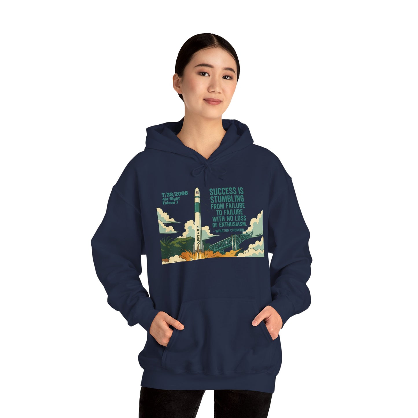 4st flight falcon 1 hoodie