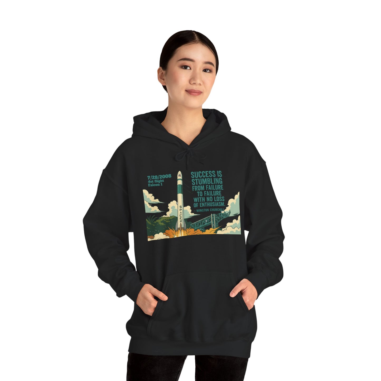 4st flight falcon 1 hoodie