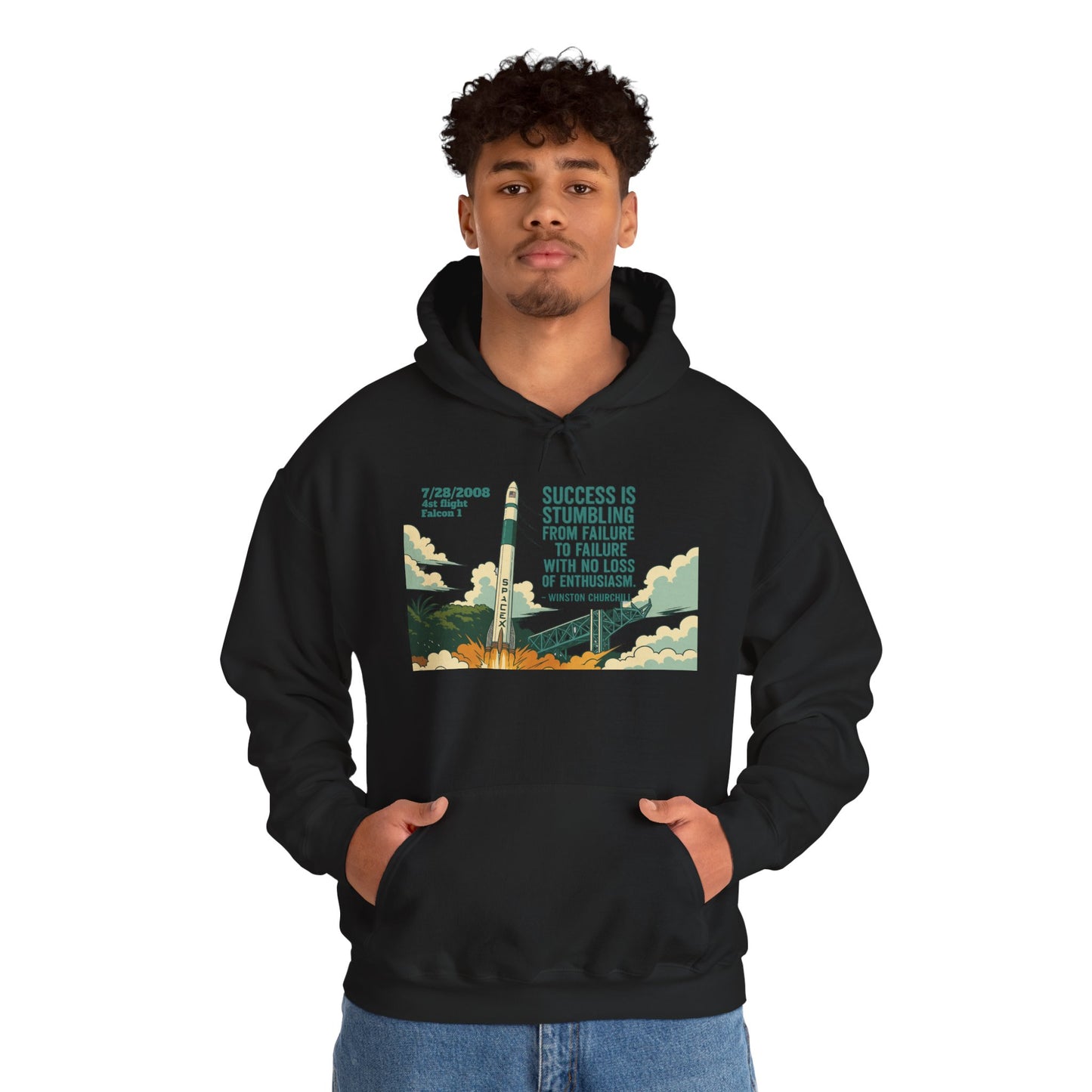 4st flight falcon 1 hoodie